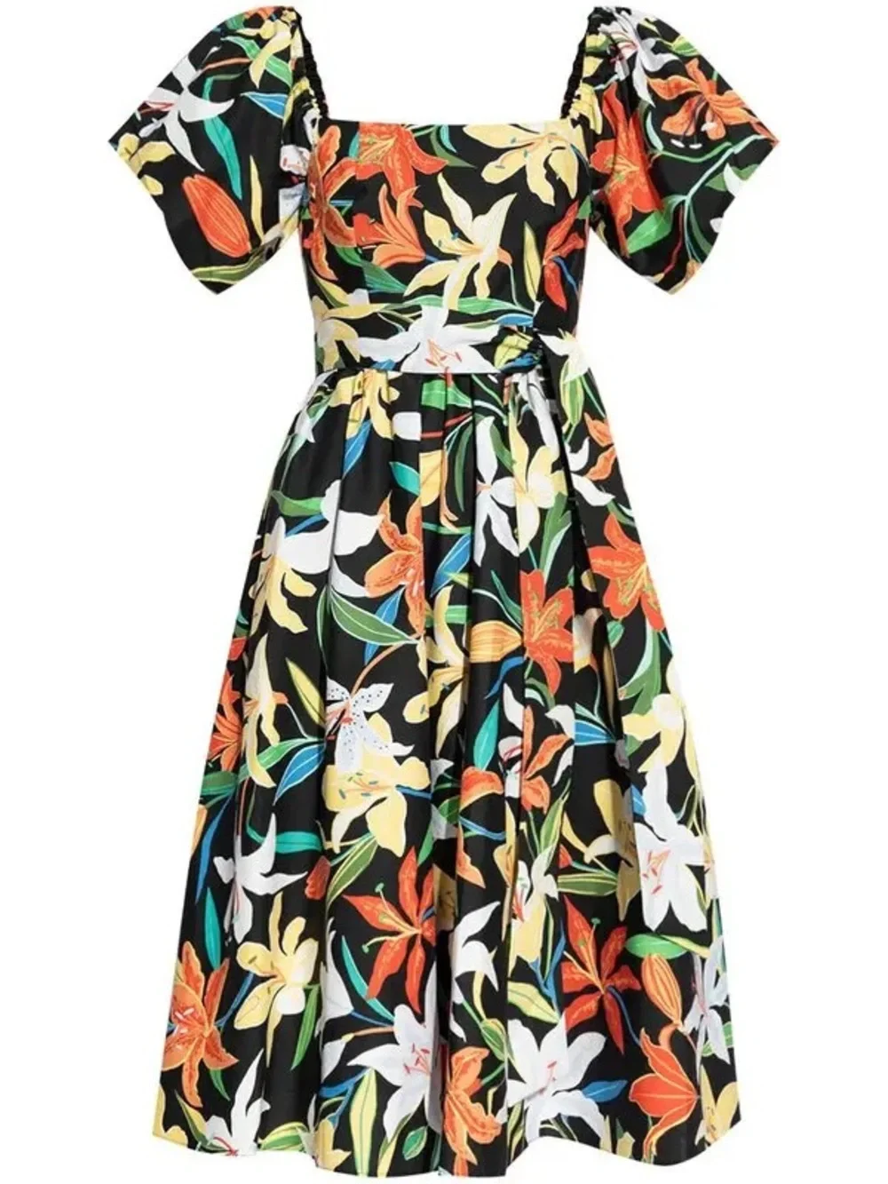 NWT Kate Spade Summer Lillies Off the Shoulder Floral Dress L